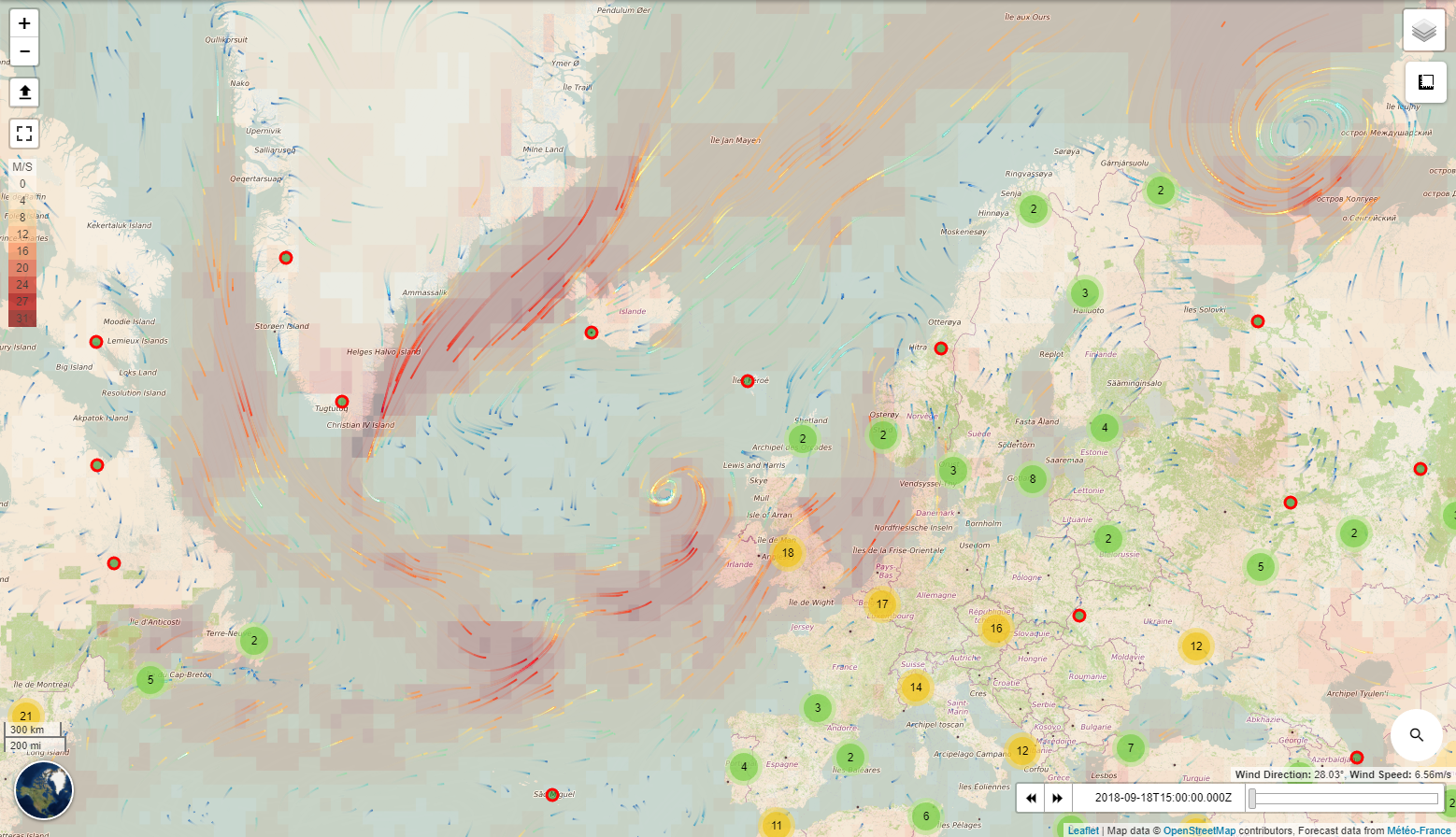 Weacast raw scalar layer